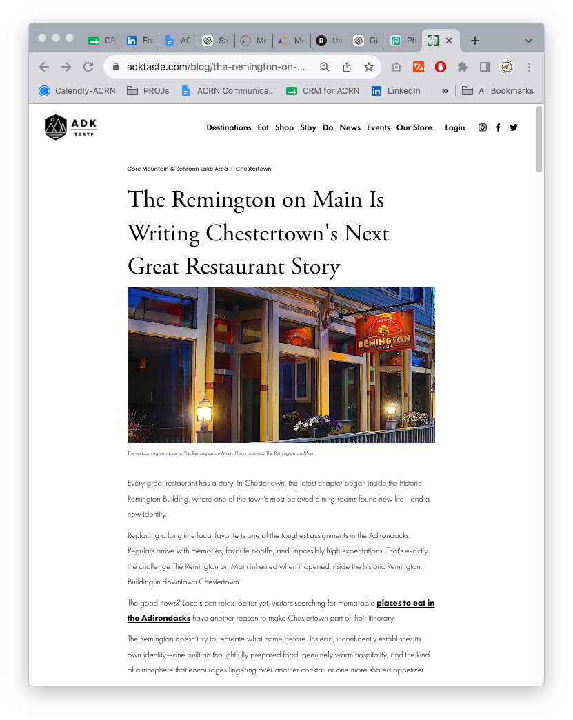 ADK article on Remington